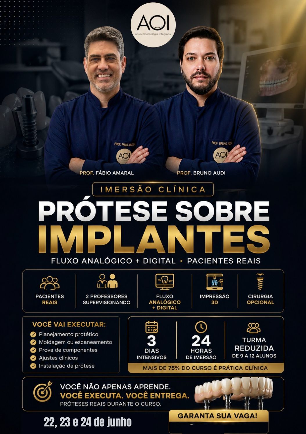 Imersão em Prótese sobre implantes